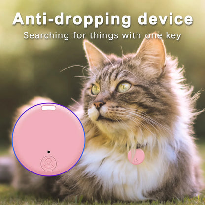 Mini GPS Locator Anti-Lost Smart Tag Bluetooth Keychain Tracker for Dog, Pet, Child, Wallet & Keys