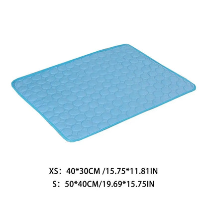 Pet Ice Mat Cooling Pad for Cats & Dogs – Summer Sofa Bed Blanket for Small Pets