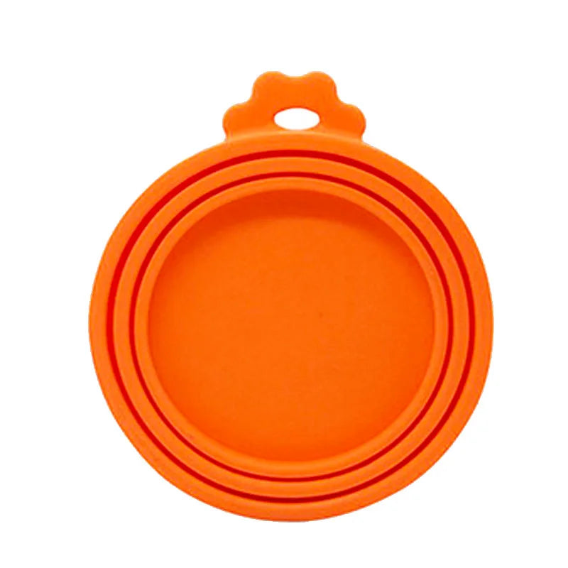 Reusable Pet Food Can Cover & Spoon Set – Portable Storage Lid for Dogs & Cats