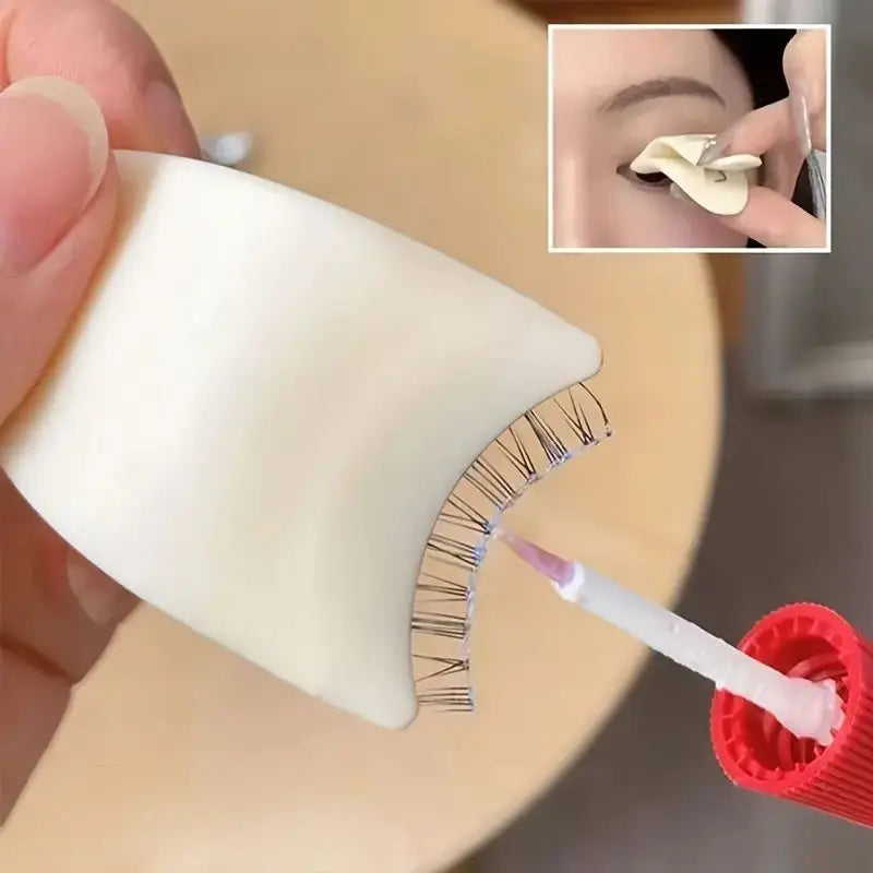 Lashes Pro Applicator Tool – Effortless False Eyelash Application Clip (1/2pc)