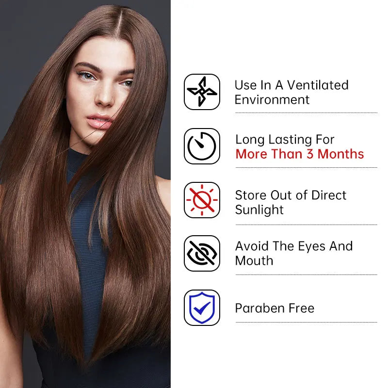 PURC 1000ml Keratin Hair Straightening & Smoothing Treatment for Curly, Frizzy Hair Professional Brazilian Keratin Care