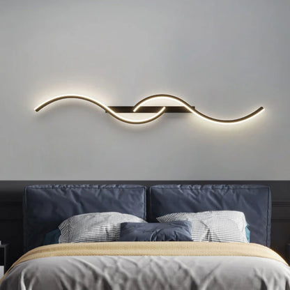 Modern LED Wall Lamp - Minimalist Bedside & Living Room Strip Sconce Indoor Lighting Fixture