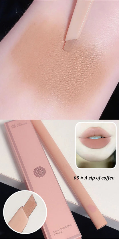 Dessert Lip Liner – Automatic Rotating Waterproof & Long-Lasting Lipstick Pen