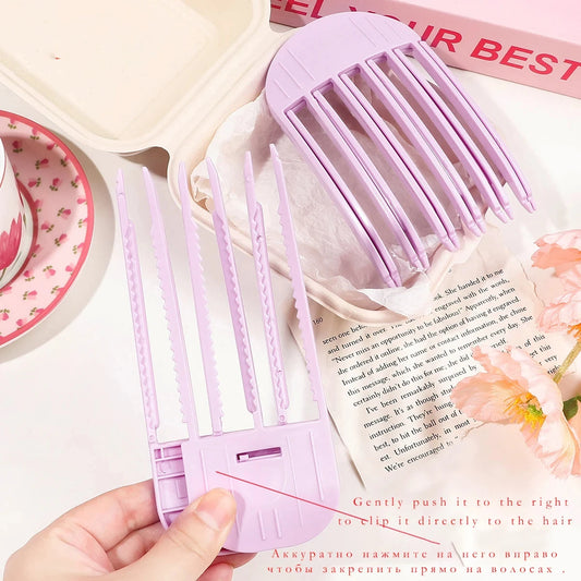 Fluffy Hairpin Curling Clips - Volumizing Bangs & Hair Roots Clips for Women, Fixed Shape Fashion Hair Rollers