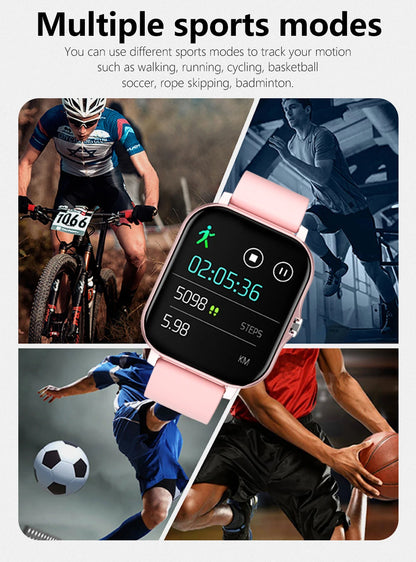 2025 Sport Smart Watch, Fitness Tracker, Health Monitor, Waterproof, Bluetooth Call for Men & Women, IOS, Xiaomi, Huawei