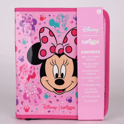Genuine Australia Smiggle Disney Minnie School Bag Set with Wallet, Lunch Bag & Water Cup for Girls