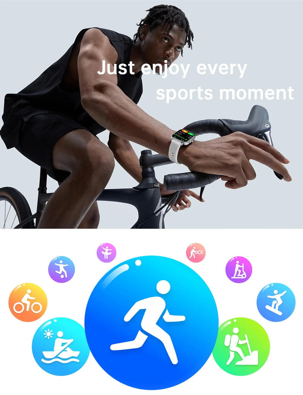 2025 2.01'' Smart Watch, Bluetooth Call, Music Player, Fitness Tracker, Sport Waterproof Watch for Men & Women, iPhone/Android