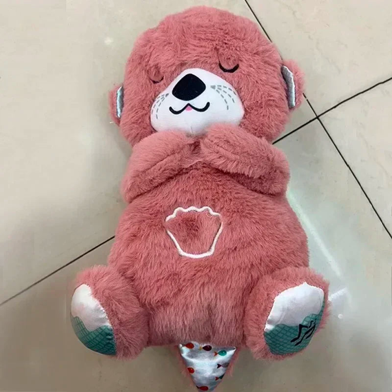 Breathing Otter Sleep and Playmate Otter Musical Stuffed Baby Plush Toy