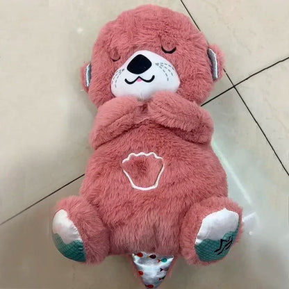 Breathing Otter Sleep and Playmate Otter Musical Stuffed Baby Plush Toy