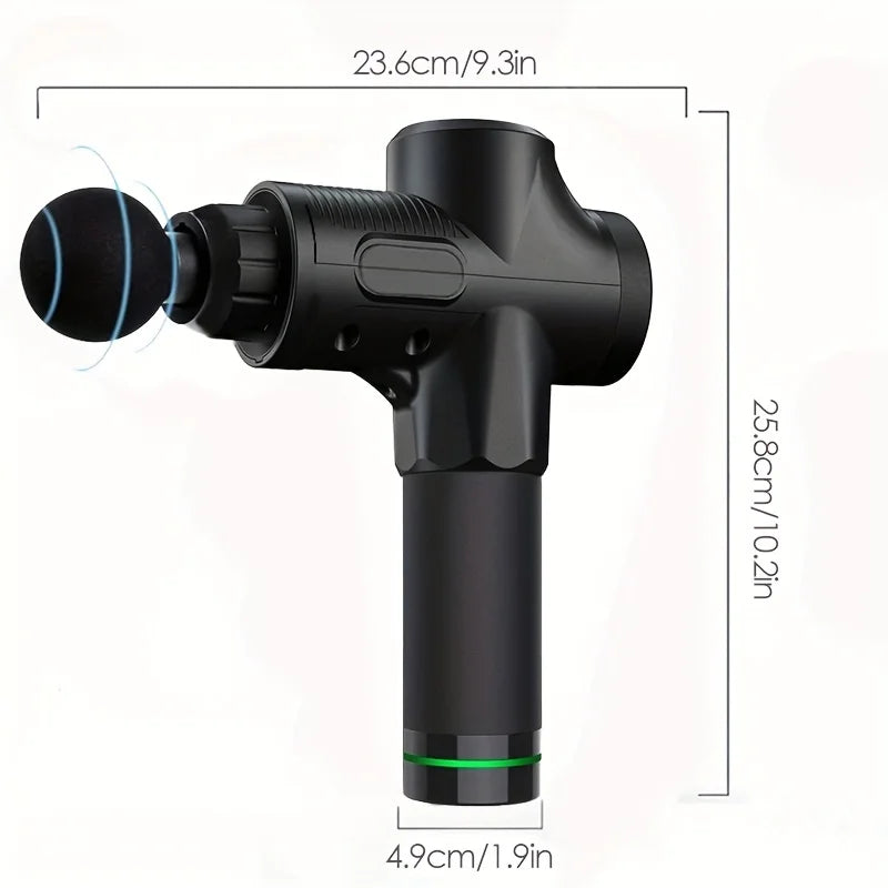 Portable Fascia Gun Vibration Massage Gun for Deep Muscle Relaxation & Fitness Slimming