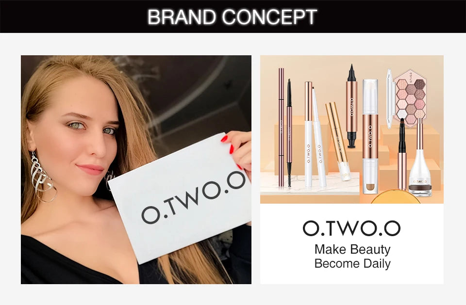 O.TWO.O Lip Oil Gloss – Moisturizing Lip Plumper, Non-Sticky Glossy Glitter Tint & Balm