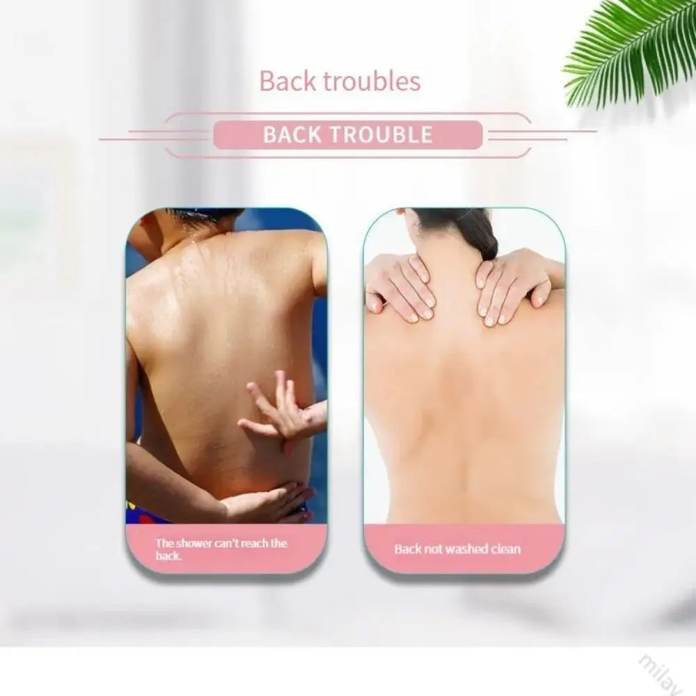 Exfoliating Shower Massage Scraper & Non-slip Bath Mat with Silicone Foot Wash Brush