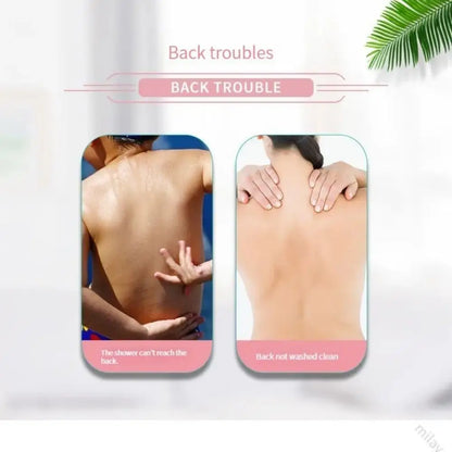 Exfoliating Shower Massage Scraper & Non-slip Bath Mat with Silicone Foot Wash Brush