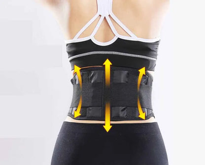 Self-Heating Lower Back Support Belt - Magnetic Therapy Lumbar Waist Brace for Pain Relief
