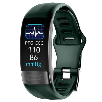 P11 Plus Smart Bracelet, EKG Smartwatch, Waterproof Activity Tracker, Heart Rate Monitor, Fitness Band for Men