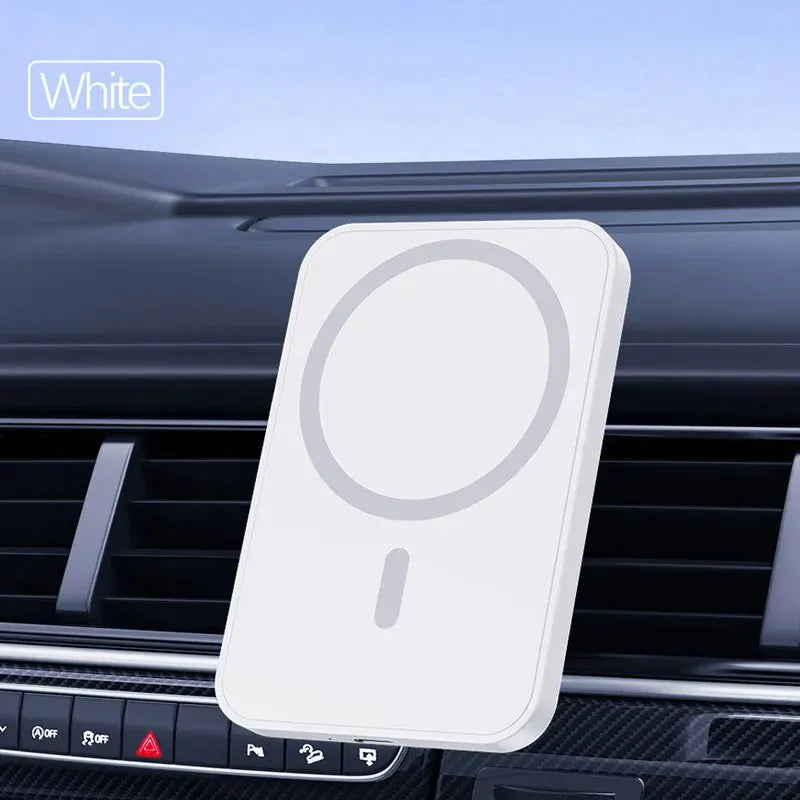 15W Magnetic Car Wireless Charger - Magsafe iPhone 12-16 Pro Max Air Vent Phone Holder Stand, Fast Car Charging