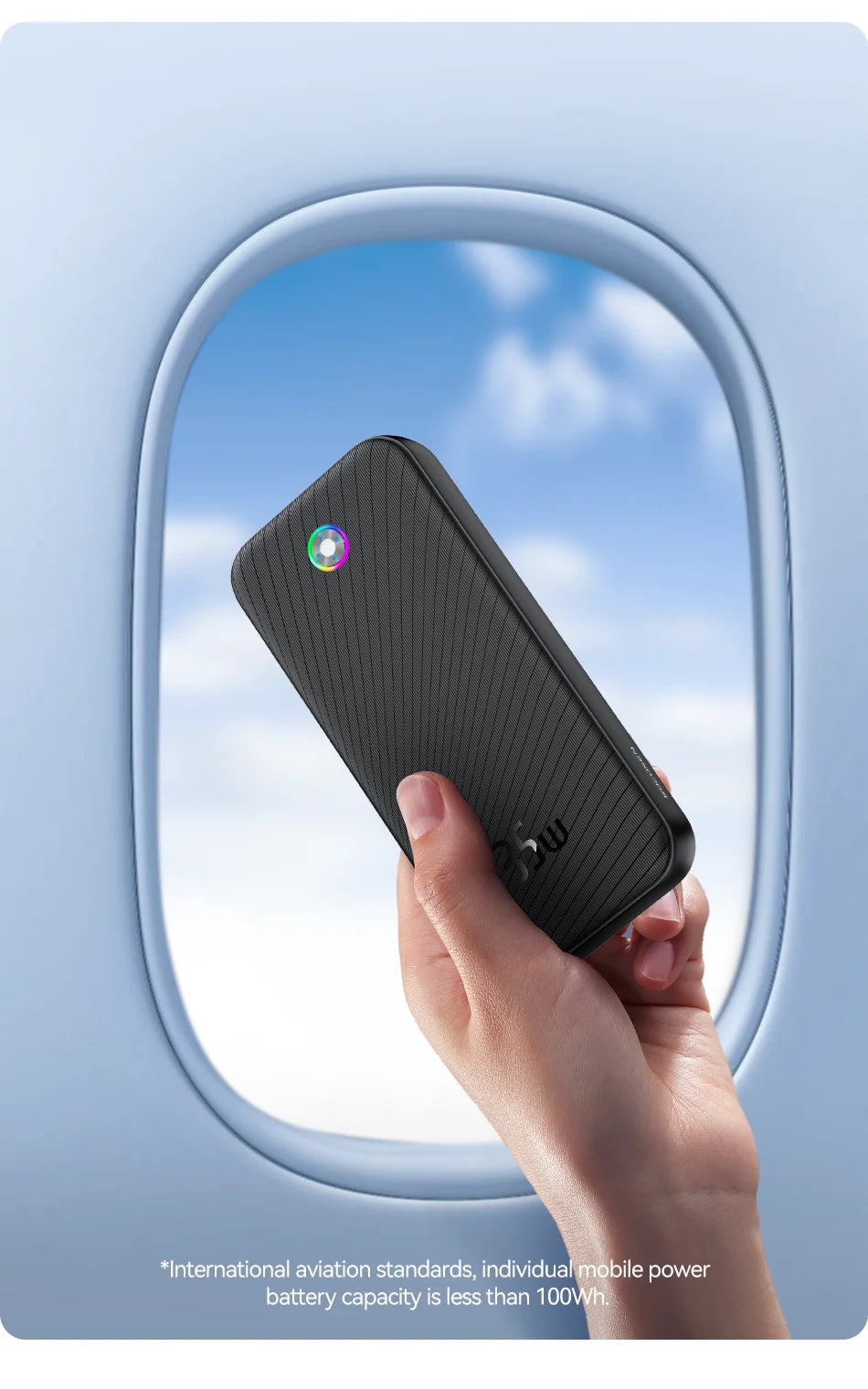 Rocoren 22.5W 20000mAh Power Bank, QC PD 3.0 35W Fast Charge Portable External Battery for iPhone 16, Xiaomi
