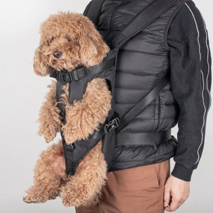 Adjustable Pet Front Dog Carrier Backpack – Perfect for Hiking & Cycling