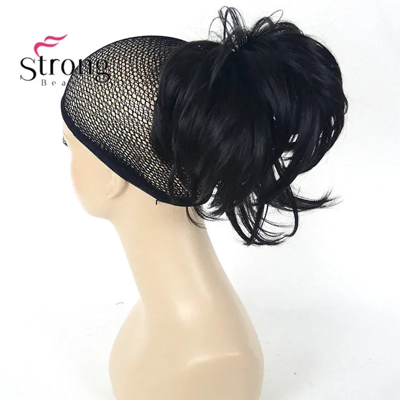 StrongBeauty 12" Clip-on Synthetic Ponytail Hair Extension with Jaw Claw