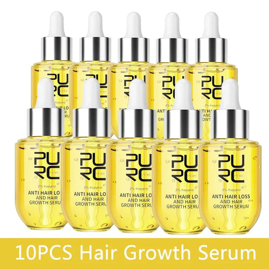 PURC Hair Growth Serum for Thinning Hair Loss Treatment Fast Regrowth Oil for Men & Women Hair Care
