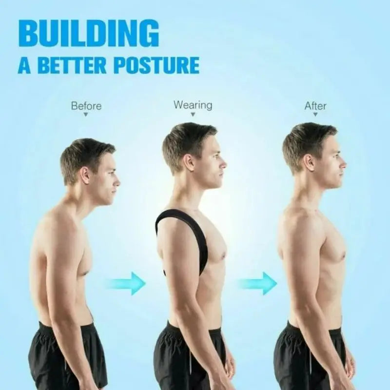 Back Posture Correction Belt - Hunchback & Shoulder Straightener for Men and Women