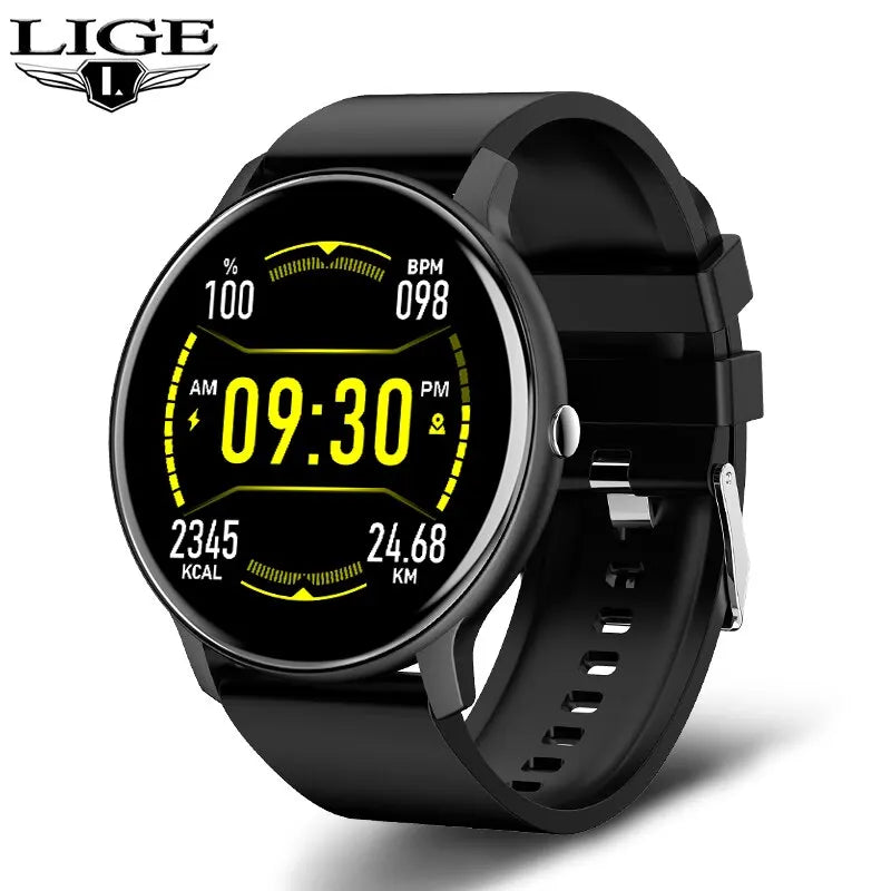 LIGE Smart Watch for Men & Women, Full Touch Screen, Sport Fitness Tracker, IP67 Waterproof, Bluetooth for Android/iOS