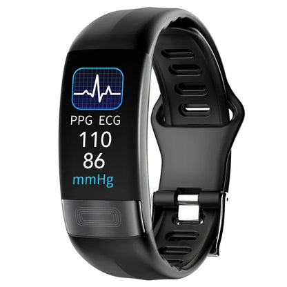 P11 Plus Smart Bracelet, EKG Smartwatch, Waterproof Activity Tracker, Heart Rate Monitor, Fitness Band for Men