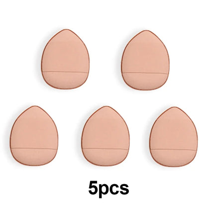 5/10Pcs Mini Finger Puff – Air Cushion Powder Sponge for Foundation & BB Cream Application