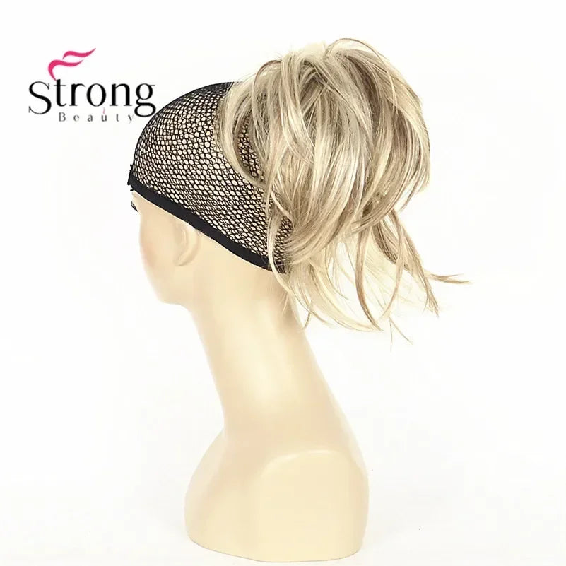 StrongBeauty 12" Clip-on Synthetic Ponytail Hair Extension with Jaw Claw