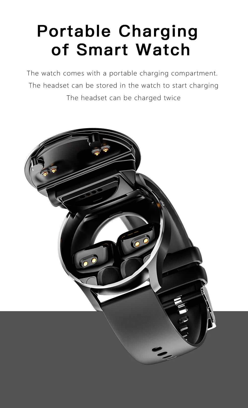 X7 2-in-1 Smart Watch with Earbuds, TWS Bluetooth Earphones, Heart Rate & Blood Pressure Monitor, Fitness Sport Watch