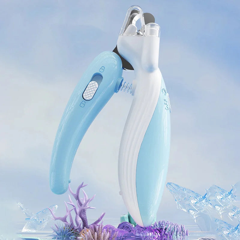 Professional Pet Nail Clippers with LED Light for Dogs, Cats & Small Animals