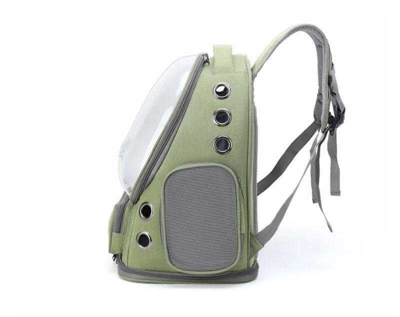 Transparent Pet Cat Carrier Backpack – Breathable Travel Bag for Cats & Small Dogs