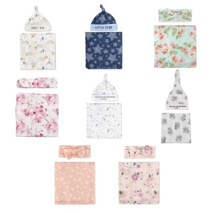 Cotton Floral Receiving Blanket
