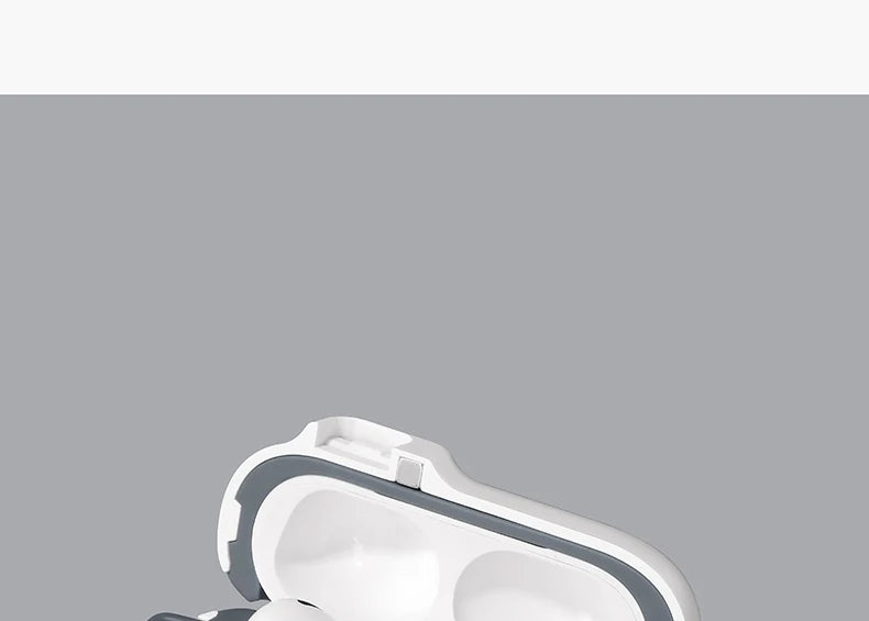 Protective Case for AirPods 4 - Luxury Shockproof Cover with Hook for AirPods Pro 2 & 3