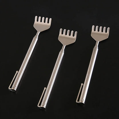 Portable Extendable Back Scratcher Stainless Steel Telescoping Itch Relief Tool
