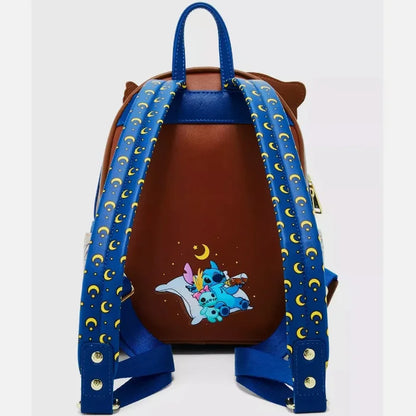 New Loungefly Disney Lilo & Stitch Mini Backpack for Girls, Cute Shoulder Bag for School & Outdoor Leisure