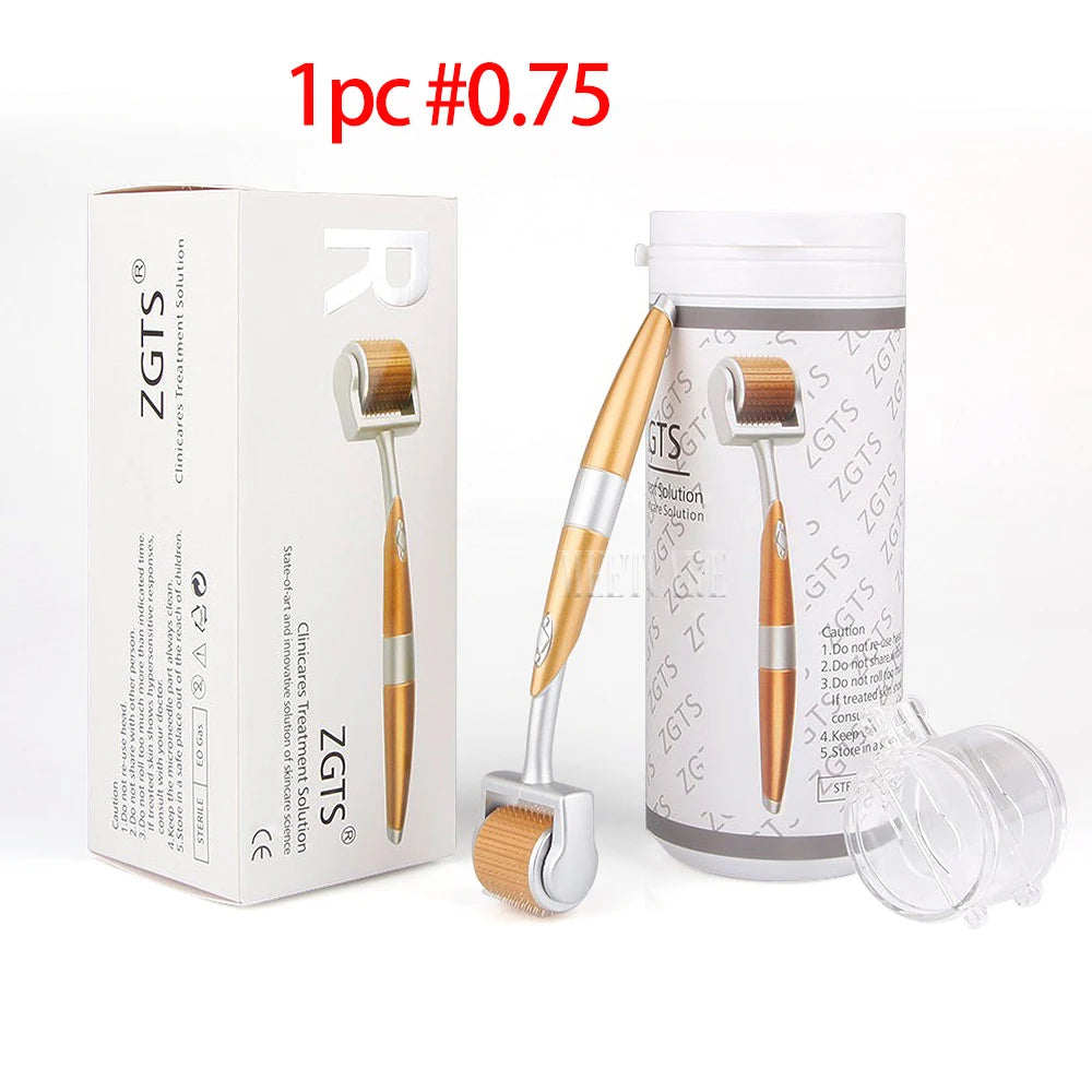 ZGTS 192 Needle Derma Roller - 0.25mm Microneedling for Face, Body, Scar & Stretch Mark Removal