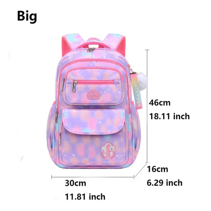 Kawaii Pink Backpack for Girls – Waterproof School Bag for Kids & Teens