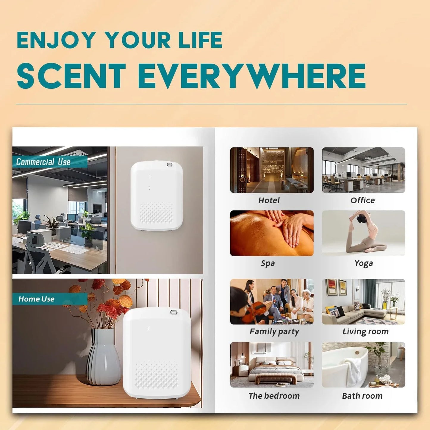 Fragrance Diffuser Electric Aromatic Oil & Air Freshener for Home and Hotel