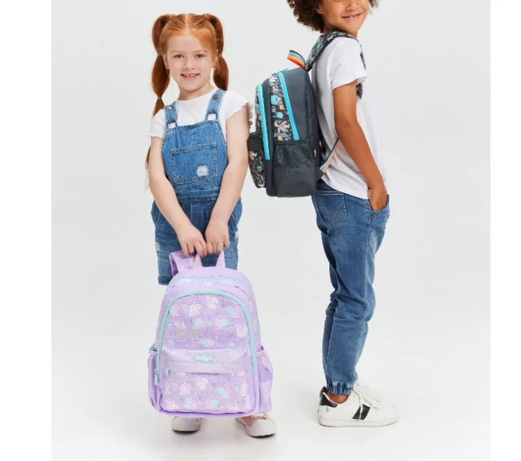 Genuine Australian Smiggle Angel Rabbit School Supplies Set, Large Capacity Backpack & Water Cup for Kids