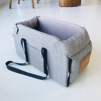 Portable Dog Car Seat Bed – Safety Travel Carrier for Small Dogs & Cats