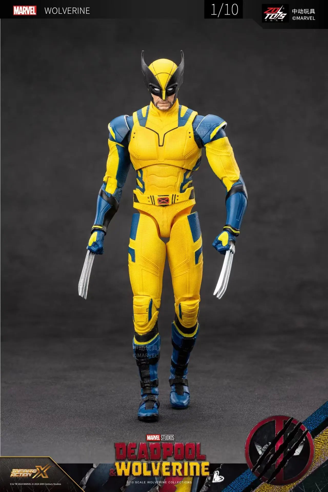 2024 Deadpool & Wolverine Movie Version Action Figures – ZD Toy Series for Collectors & Kids