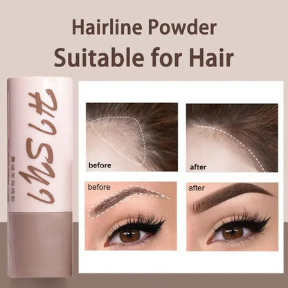 Natural Hairline Contour Powder for Forehead Shading & Touch-Up Filler