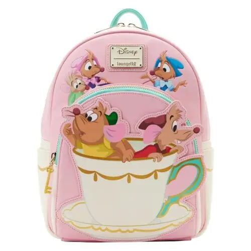 Disney Inside Out Sadness Cosplay Mini Backpack PU Leather, Cute Lotso & Stitch Cartoon Bag for Girls