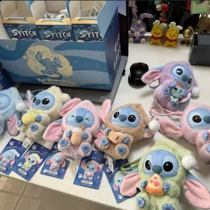 15CM Stitch Eat Something Series Blind Box Plush Doll Pendant – Mystery Toy Gift