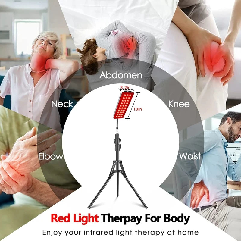 LED Red Light Therapy Lamp for Full Body & Face Muscle Relief and Beauty