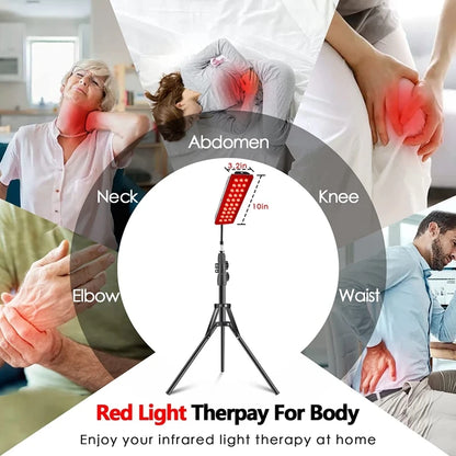 LED Red Light Therapy Lamp for Full Body & Face Muscle Relief and Beauty