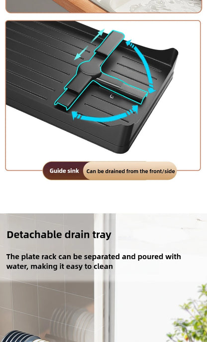 Non-Perforated Folding Cabinet with Pull-out Basket for Kitchen Sink & Snack Storage