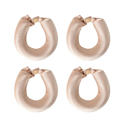 Heatless Satin Curling Rod Headband No-Heat Silk Curls Lazy Hair Rollers Soft Sleep-in Styling Tool