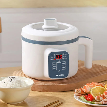 Mini Electric Rice Cooker & Multicooker for 1-2 People - Hotpot, Soup & More